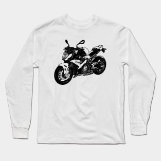 S1000R Bike Sketch Art Long Sleeve T-Shirt